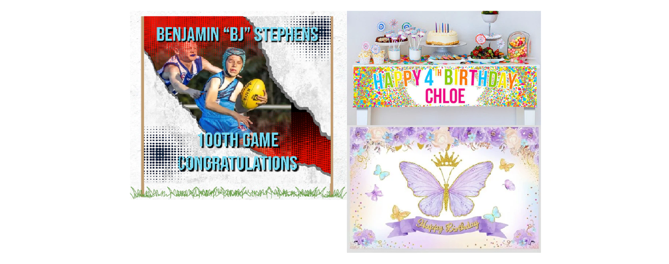 Milestone Banner/Birthday Banners