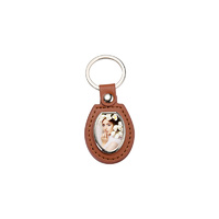 PU Key Chains Brown