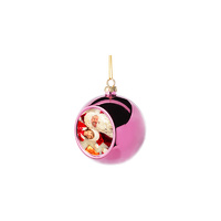Christmas Ball Ornament [Colour: rose red]